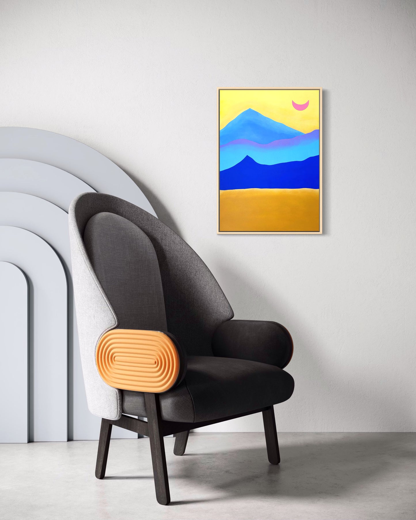 "Misty Mountains" - 42 x 59,7 cm (A2)