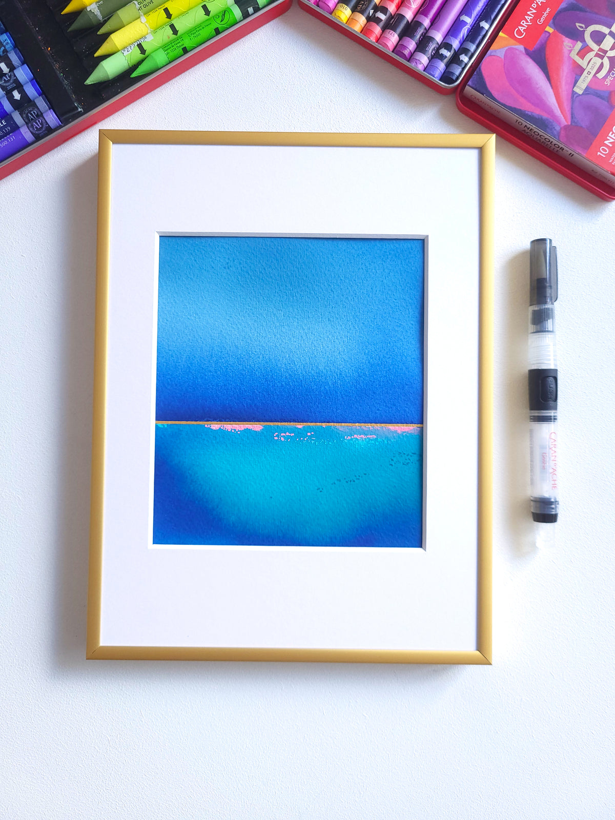 "Golden Horizon" ( 27/2026 ) - 18 x 24 cm