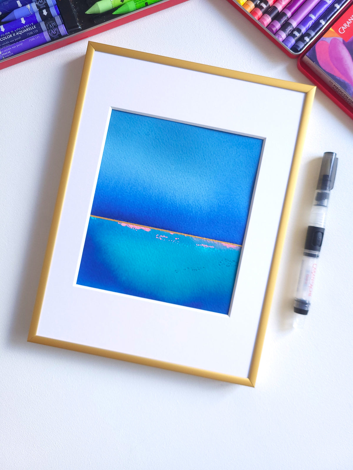 "Golden Horizon" ( 27/2026 ) - 18 x 24 cm