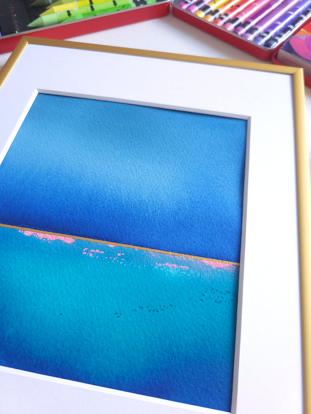 "Golden Horizon" ( 27/2026 ) - 18 x 24 cm