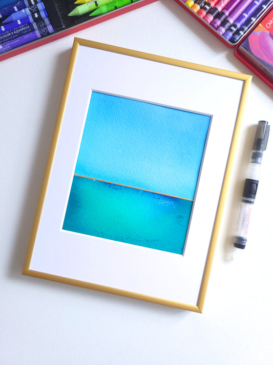 "Golden Horizon" ( 28/2026 ) - 18 x 24 cm