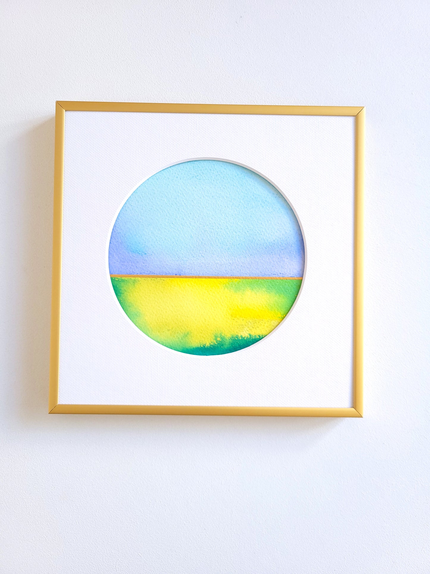 "Golden Horizon XXXVII" - 20 x 20 cm
