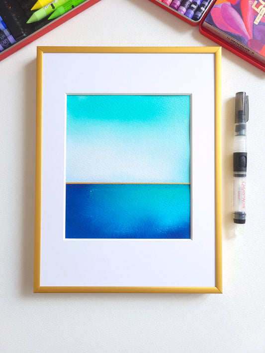 "Golden Horizon" ( 29/2026 ) - 18 x 24 cm