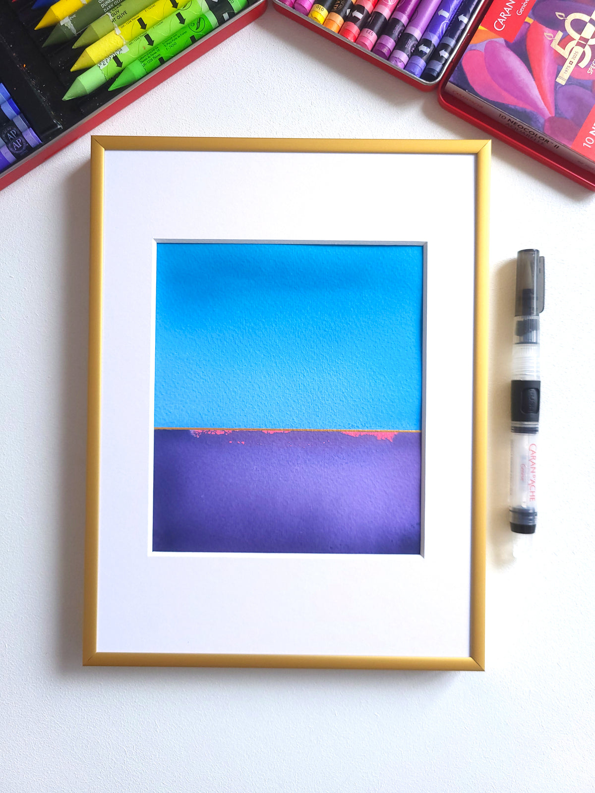"Golden Horizon" ( 30/2026 ) - 18 x 24 cm