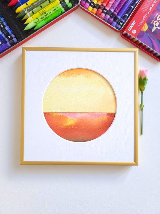 "Golden Horizon XLI" - 20 x 20 cm