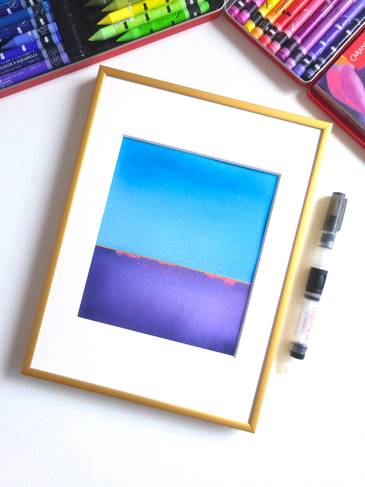 "Golden Horizon" ( 30/2026 ) - 18 x 24 cm