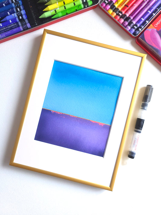 "Golden Horizon" ( 30/2026 ) - 18 x 24 cm