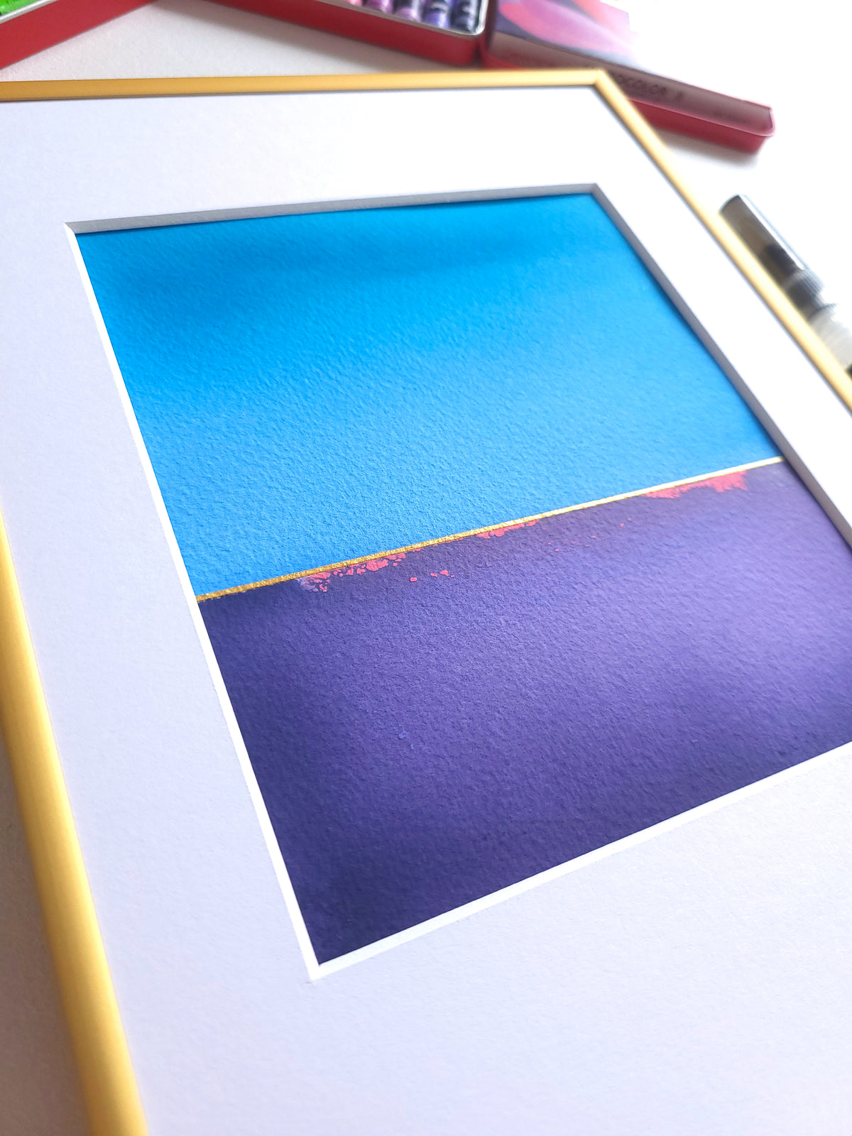 "Golden Horizon" ( 30/2026 ) - 18 x 24 cm