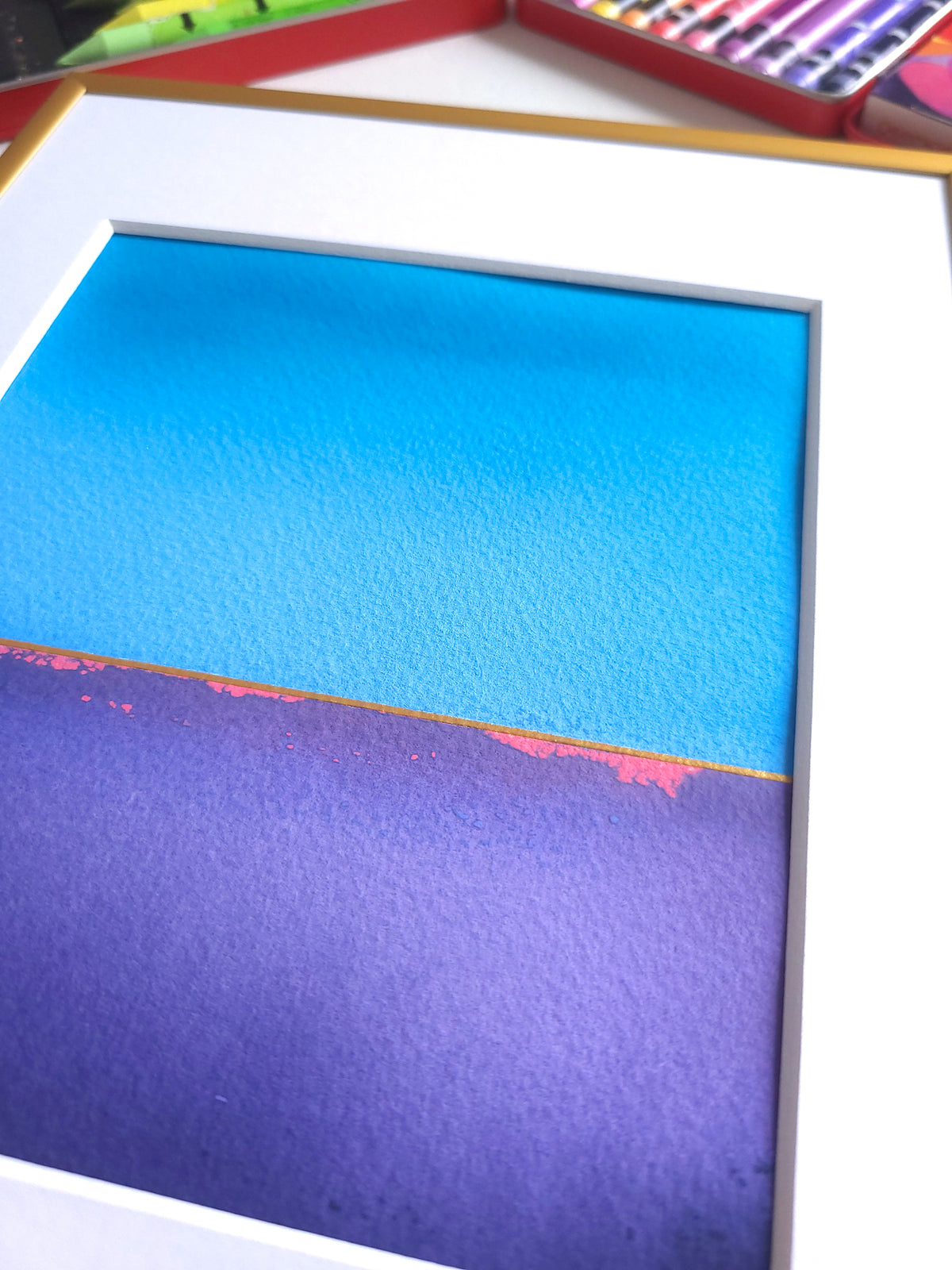 "Golden Horizon" ( 30/2026 ) - 18 x 24 cm