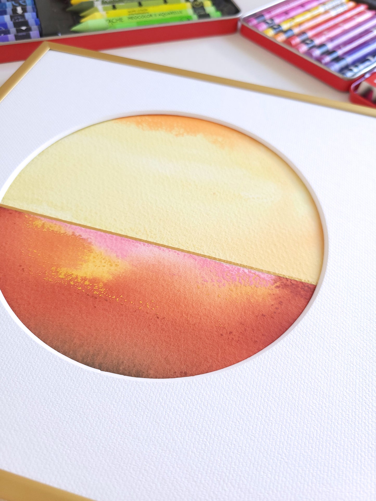 "Golden Horizon XLI" - 20 x 20 cm