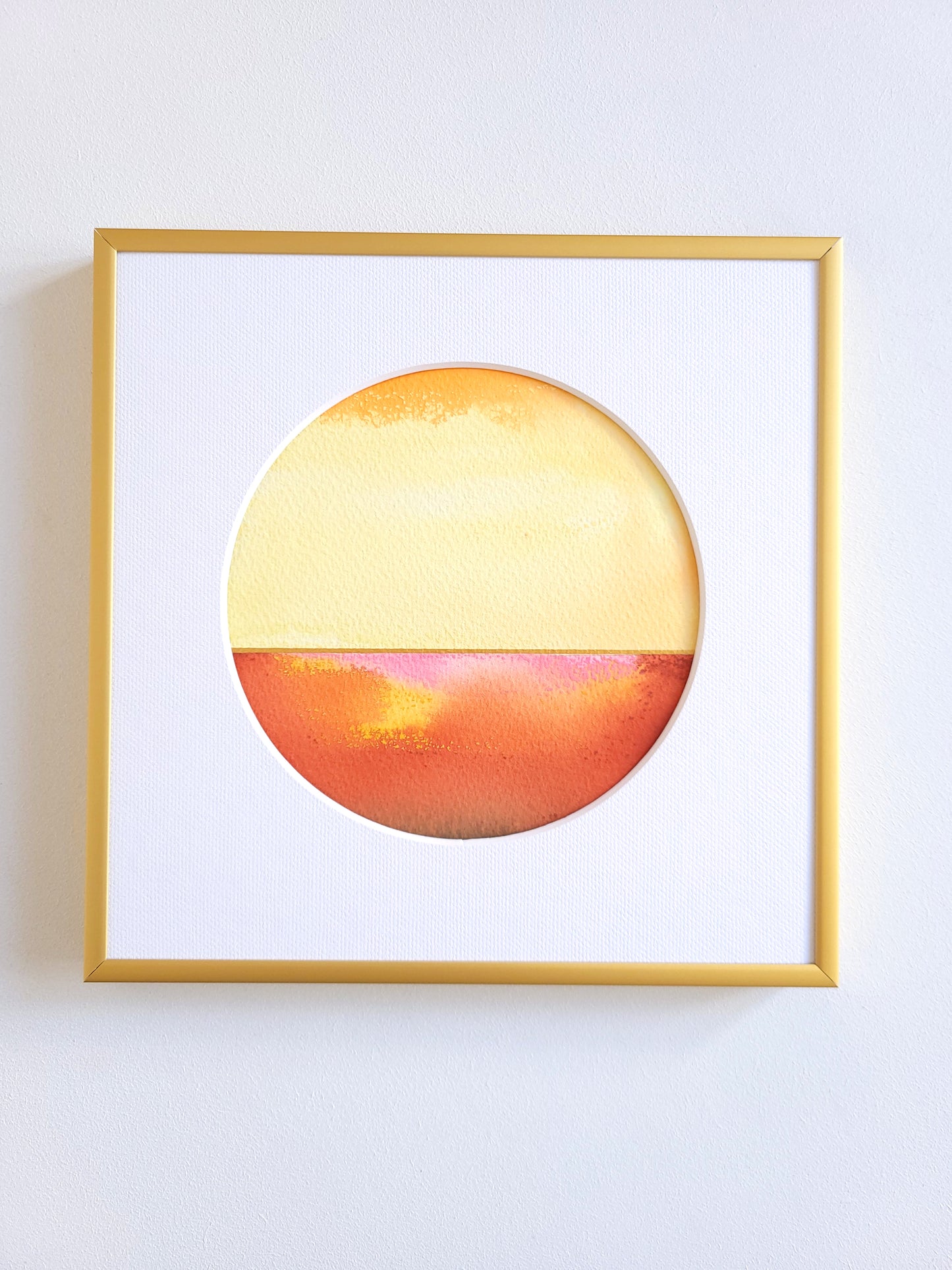 "Golden Horizon XLI" - 20 x 20 cm