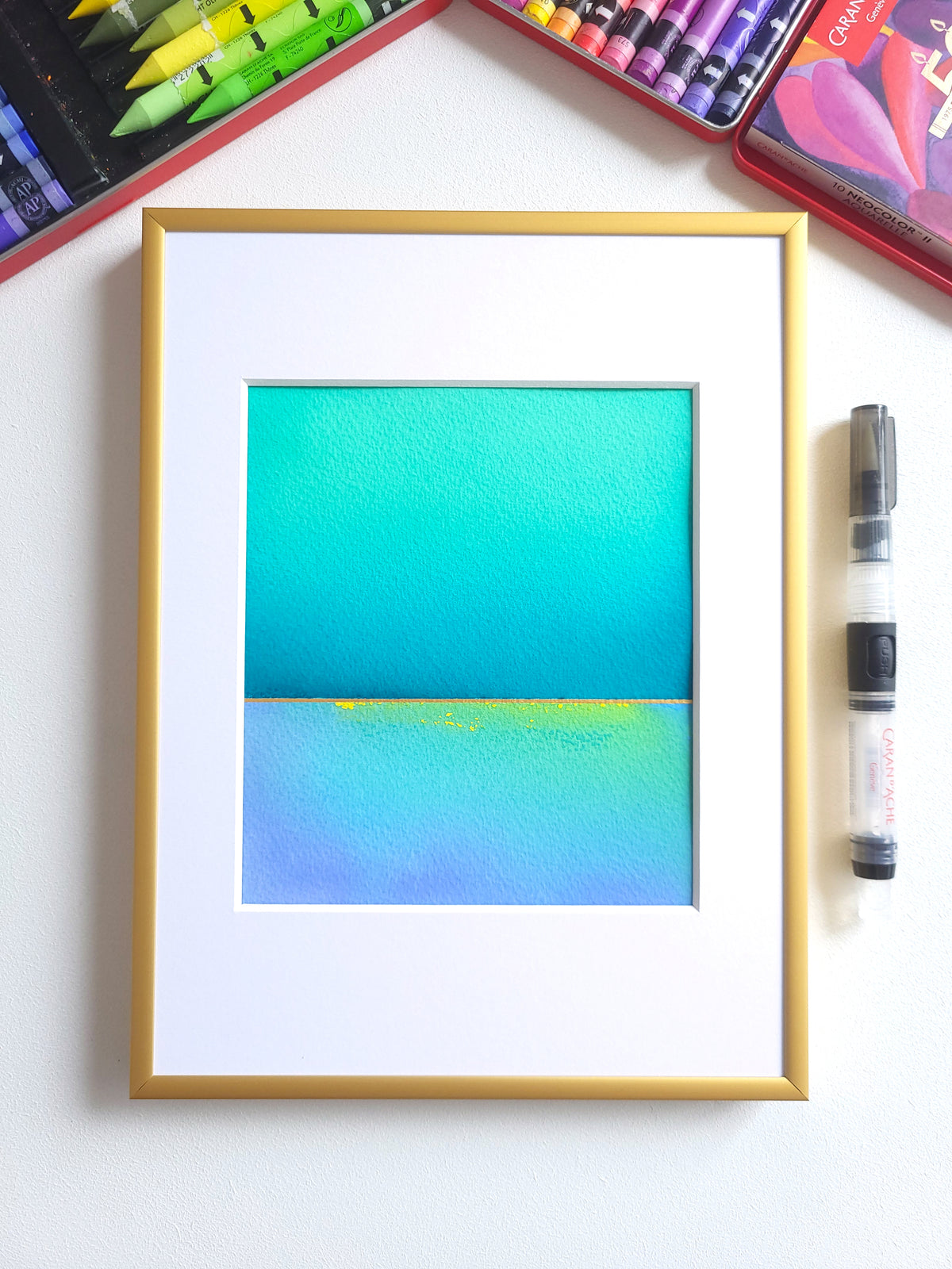 "Golden Horizon" ( 31/2026 ) - 18 x 24 cm
