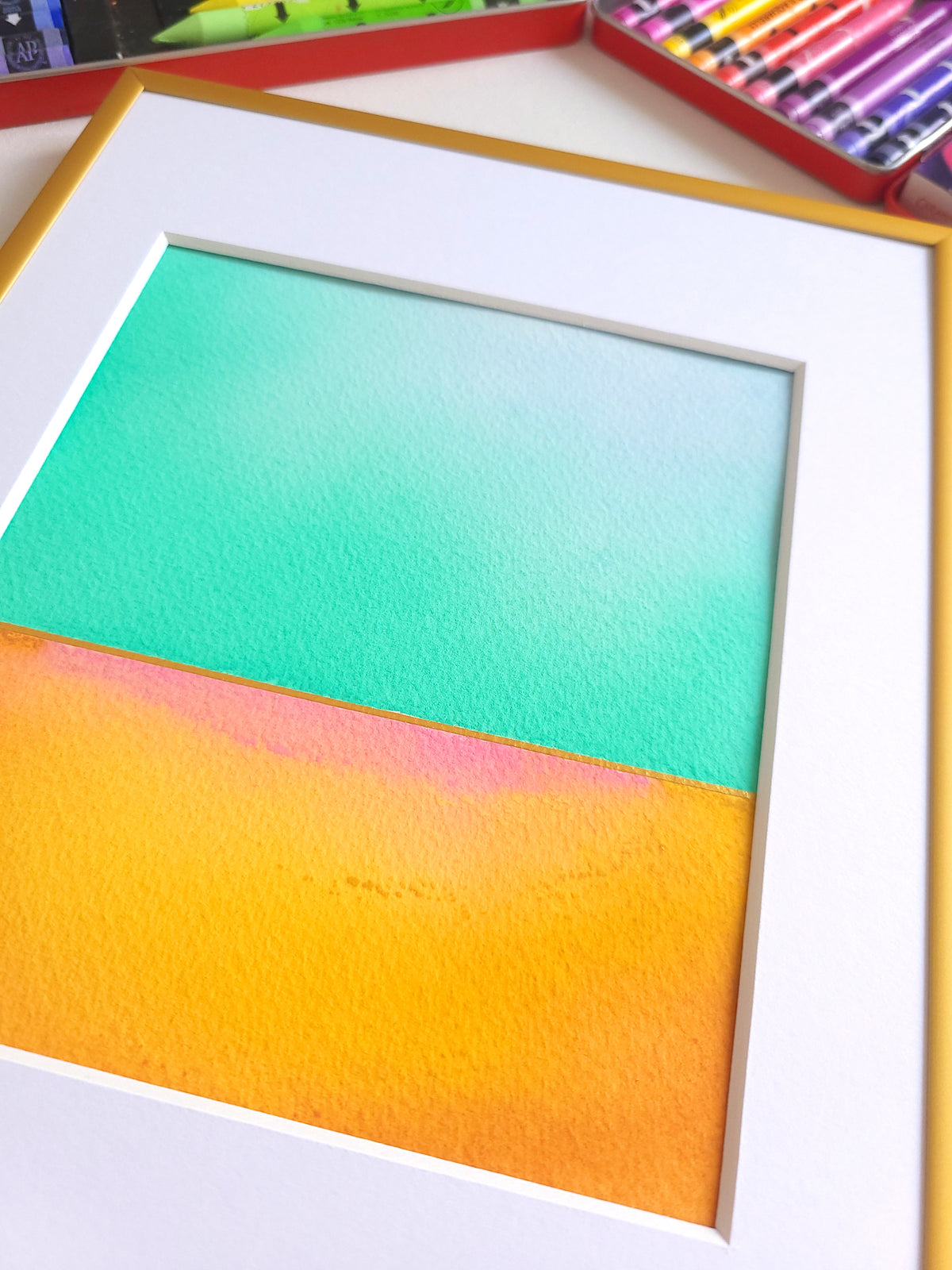 "Golden Horizon" ( 32/2026 ) - 18 x 24 cm