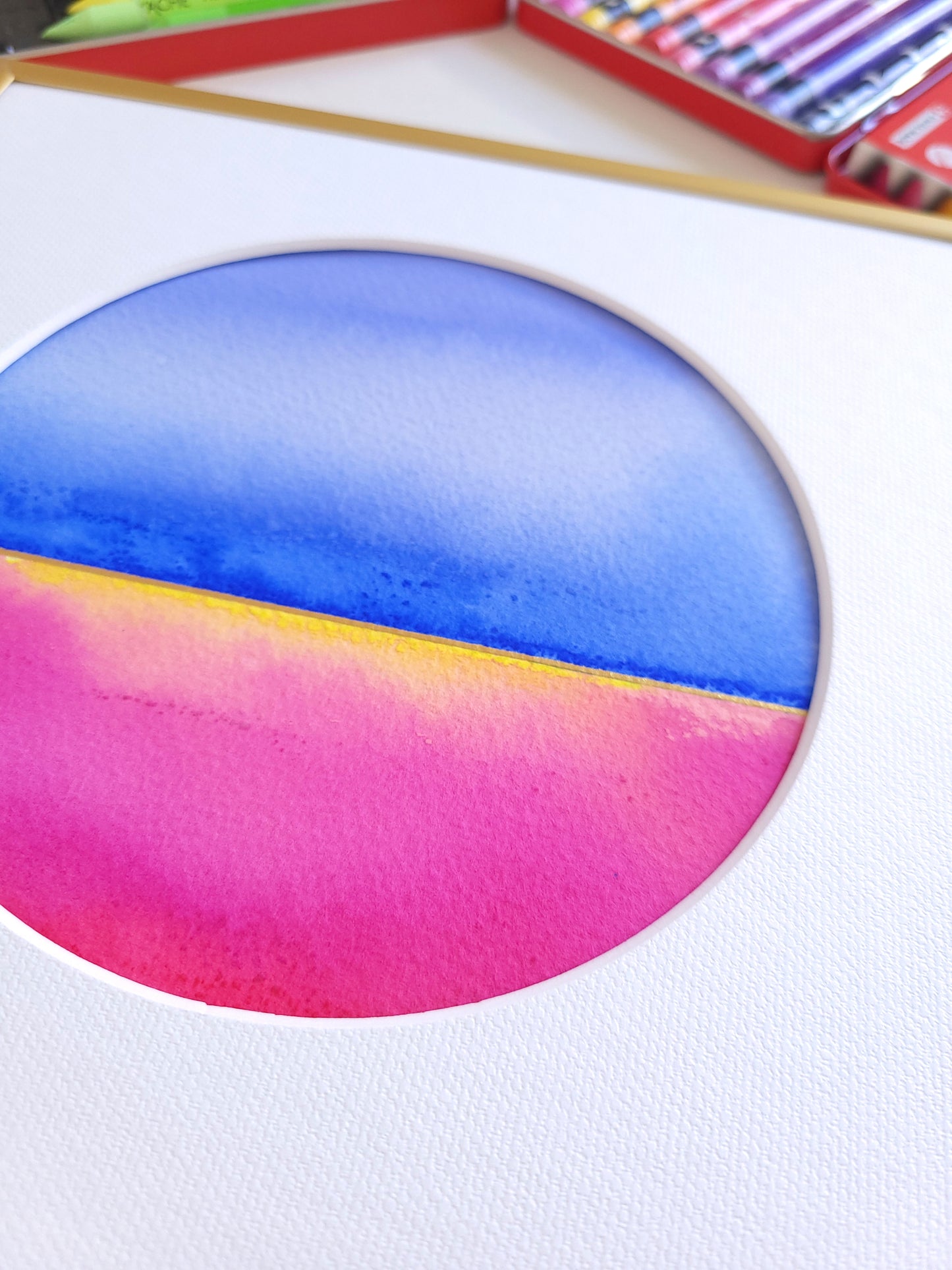 "Golden Horizon XLIV" - 20 x 20 cm