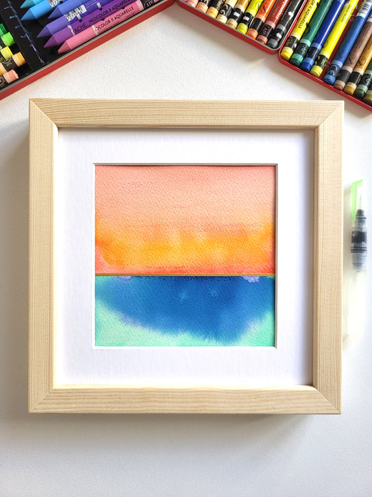 "Golden Horizon XXXVI" - 20 x 20 cm