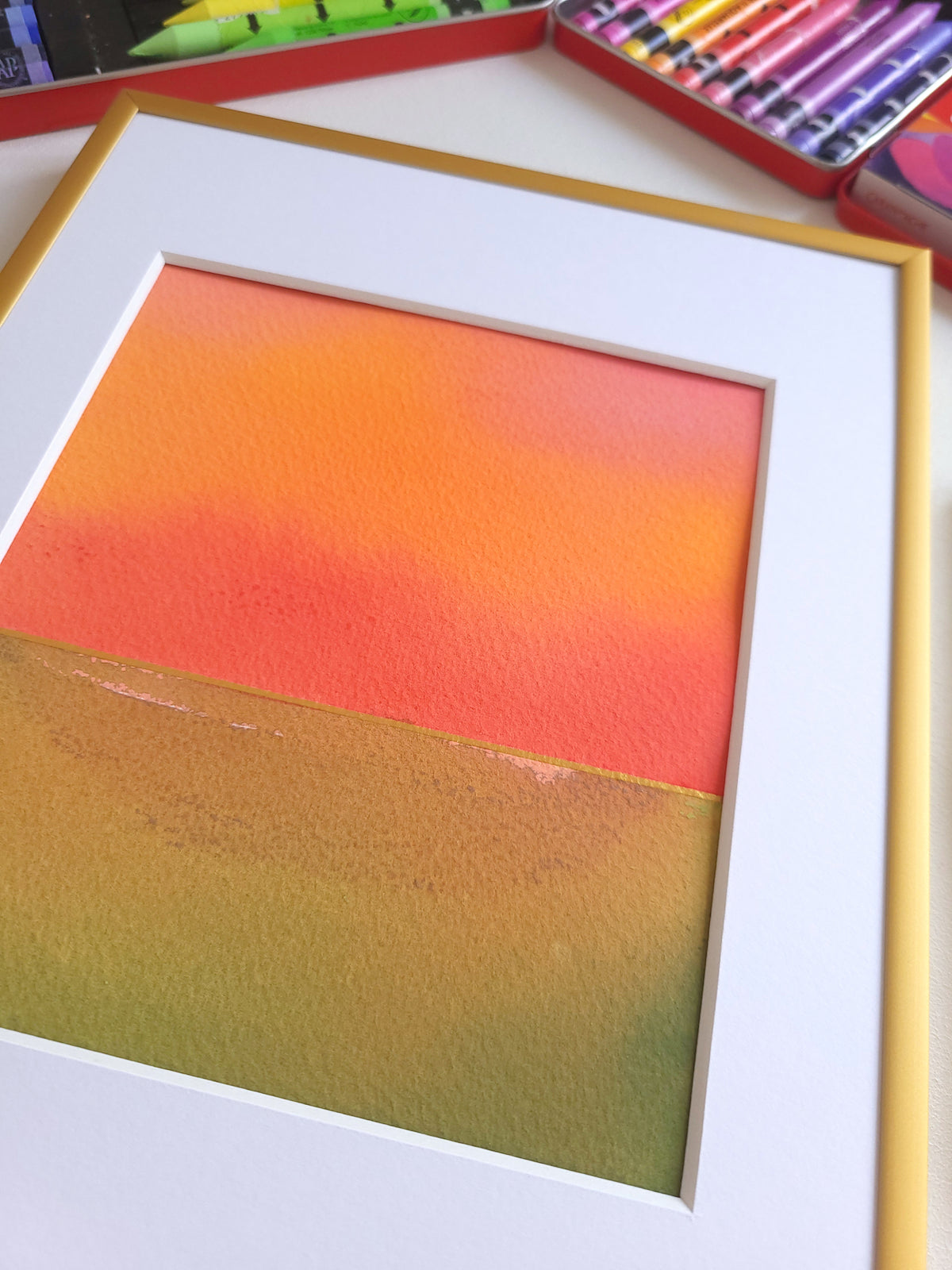 "Golden Horizon" ( 33/2026 ) - 18 x 24 cm