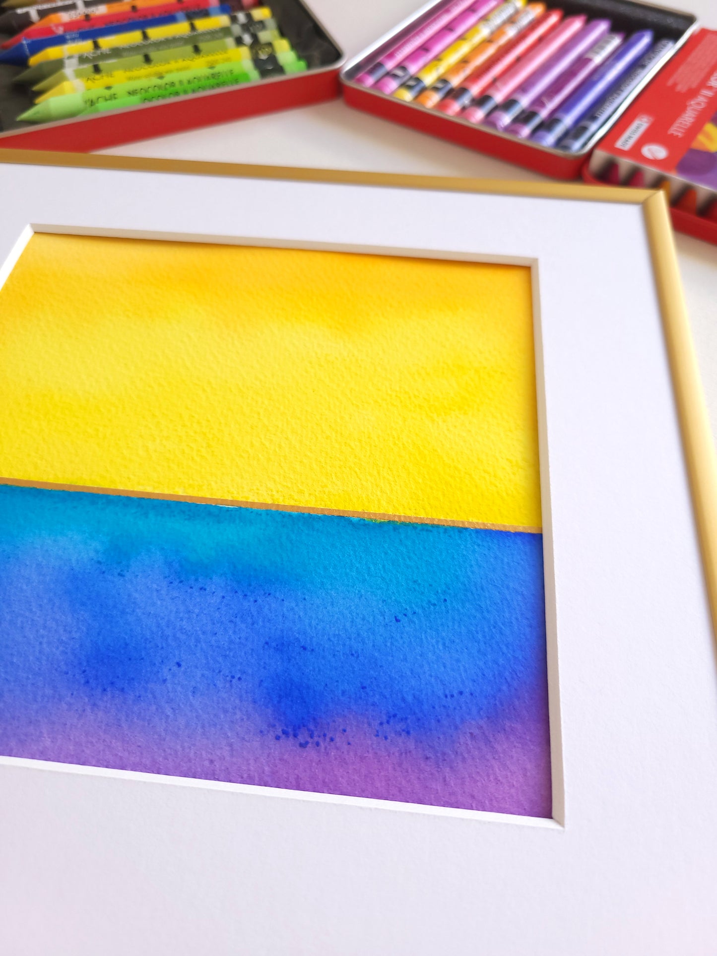 "Golden Horizon XLVI" - 20 x 20 cm