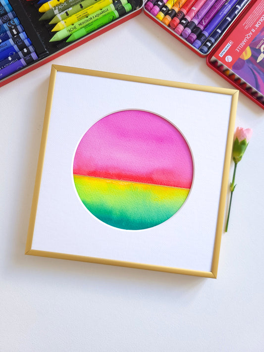 "Golden Horizon XLVII" - 20 x 20 cm