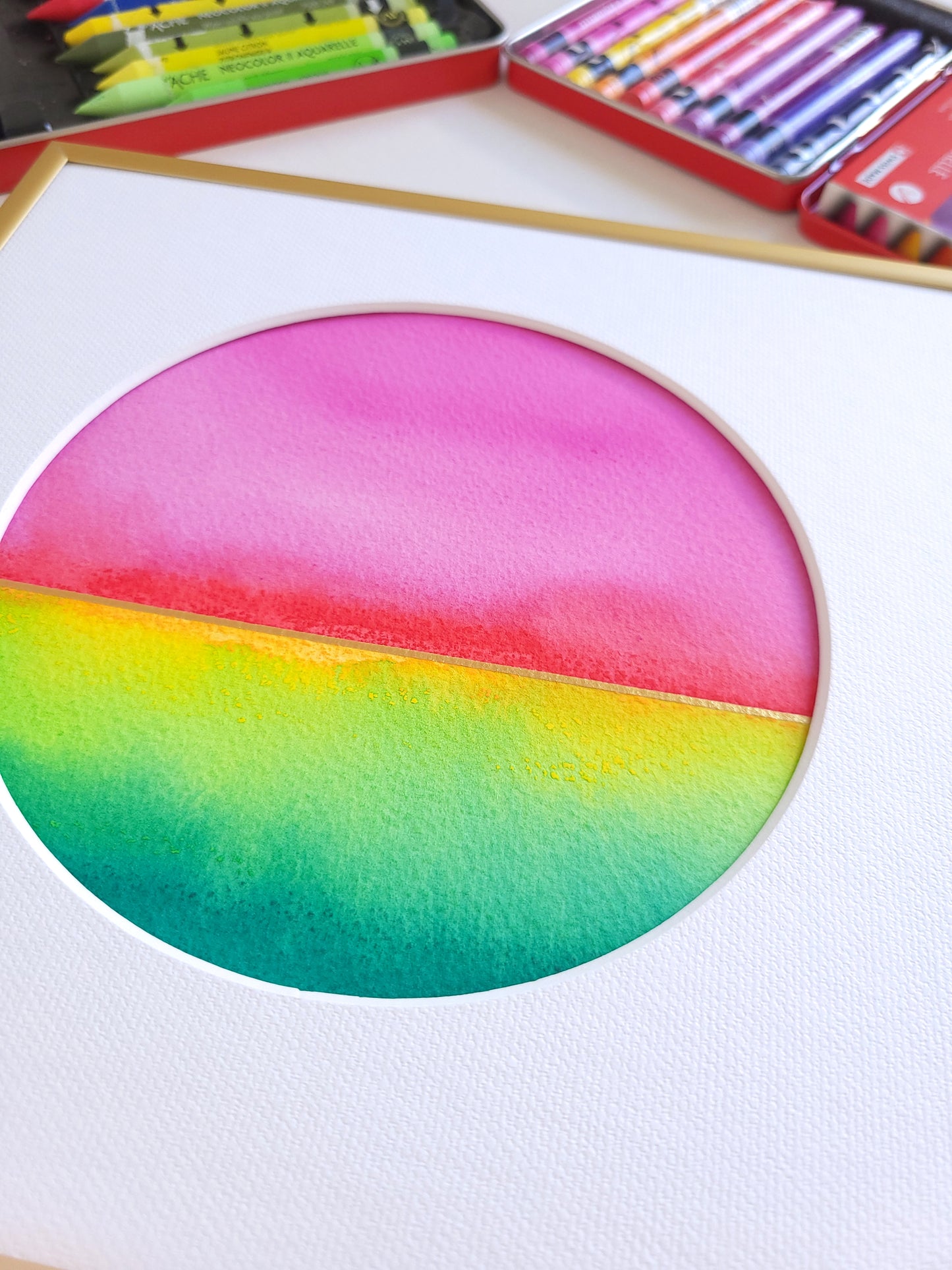 "Golden Horizon XLVII" - 20 x 20 cm