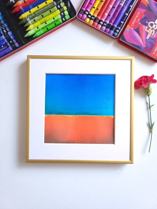 "Golden Horizon XLIX" - 20 x 20 cm