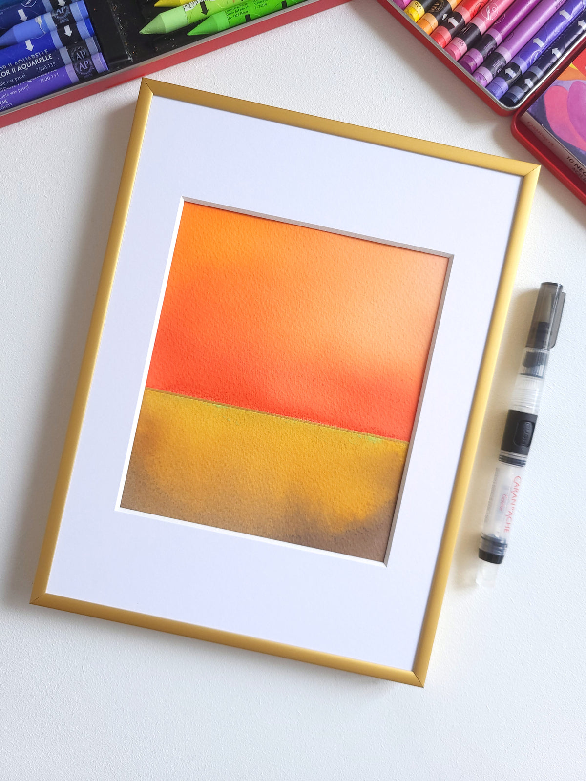 "Golden Horizon" ( 36/2026 ) - 18 x 24 cm