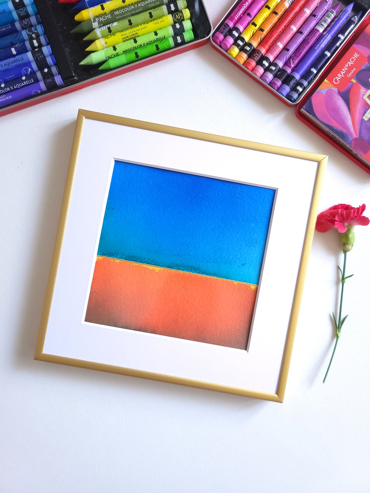"Golden Horizon XLIX" - 20 x 20 cm