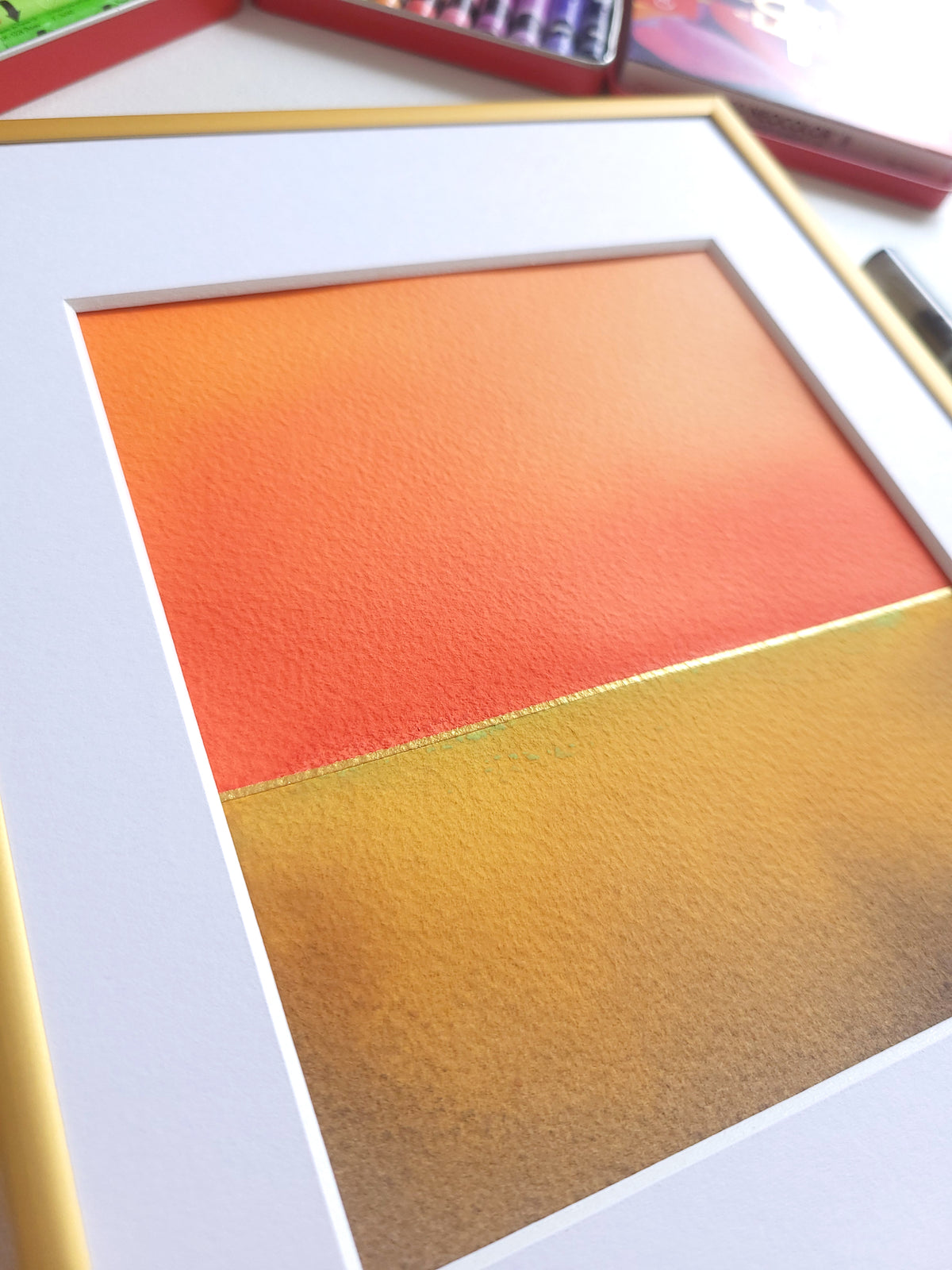 "Golden Horizon" ( 36/2026 ) - 18 x 24 cm