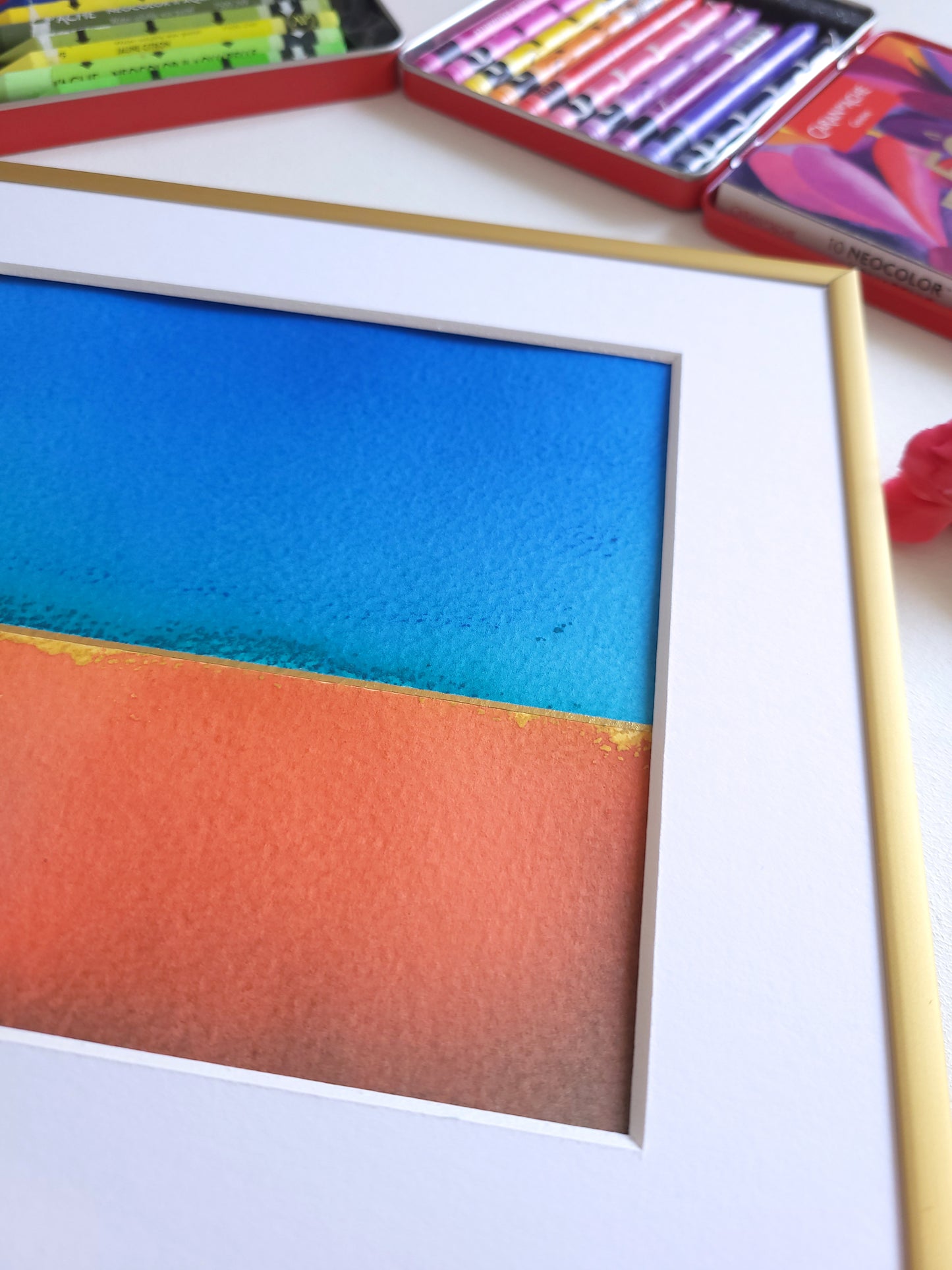 "Golden Horizon XLIX" - 20 x 20 cm
