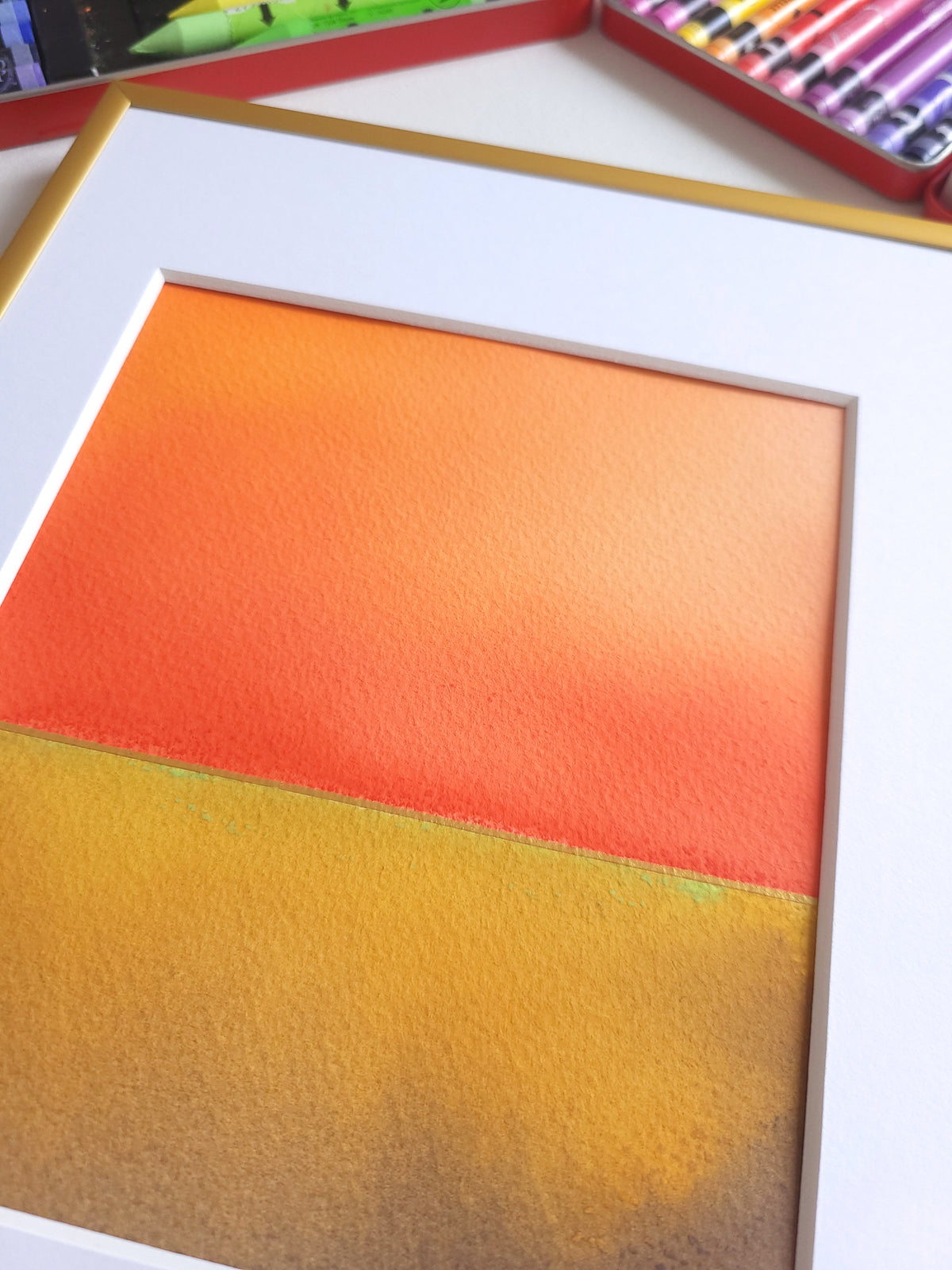 "Golden Horizon" ( 36/2026 ) - 18 x 24 cm