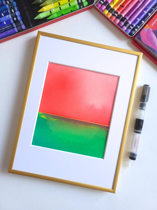 "Golden Horizon" ( 38/2026 ) - 18 x 24 cm