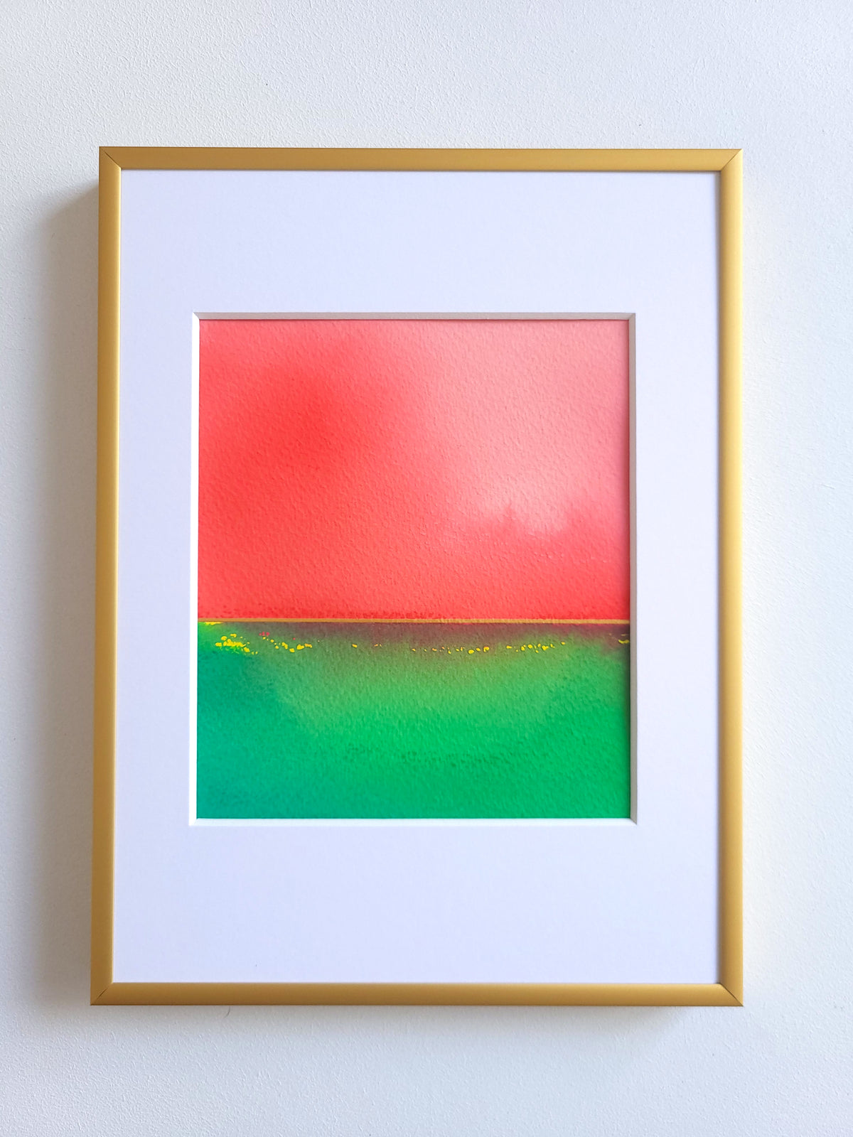 "Golden Horizon" ( 38/2026 ) - 18 x 24 cm