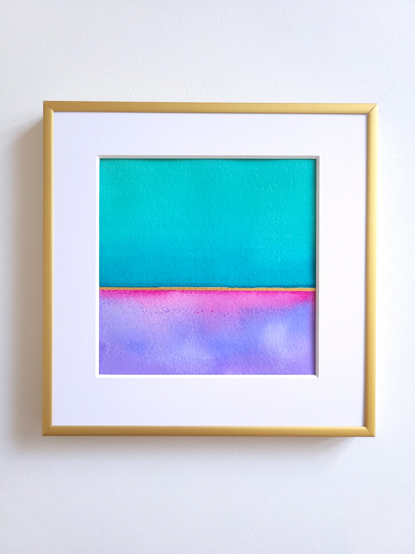 "Golden Horizon LIII" - 20 x 20 cm