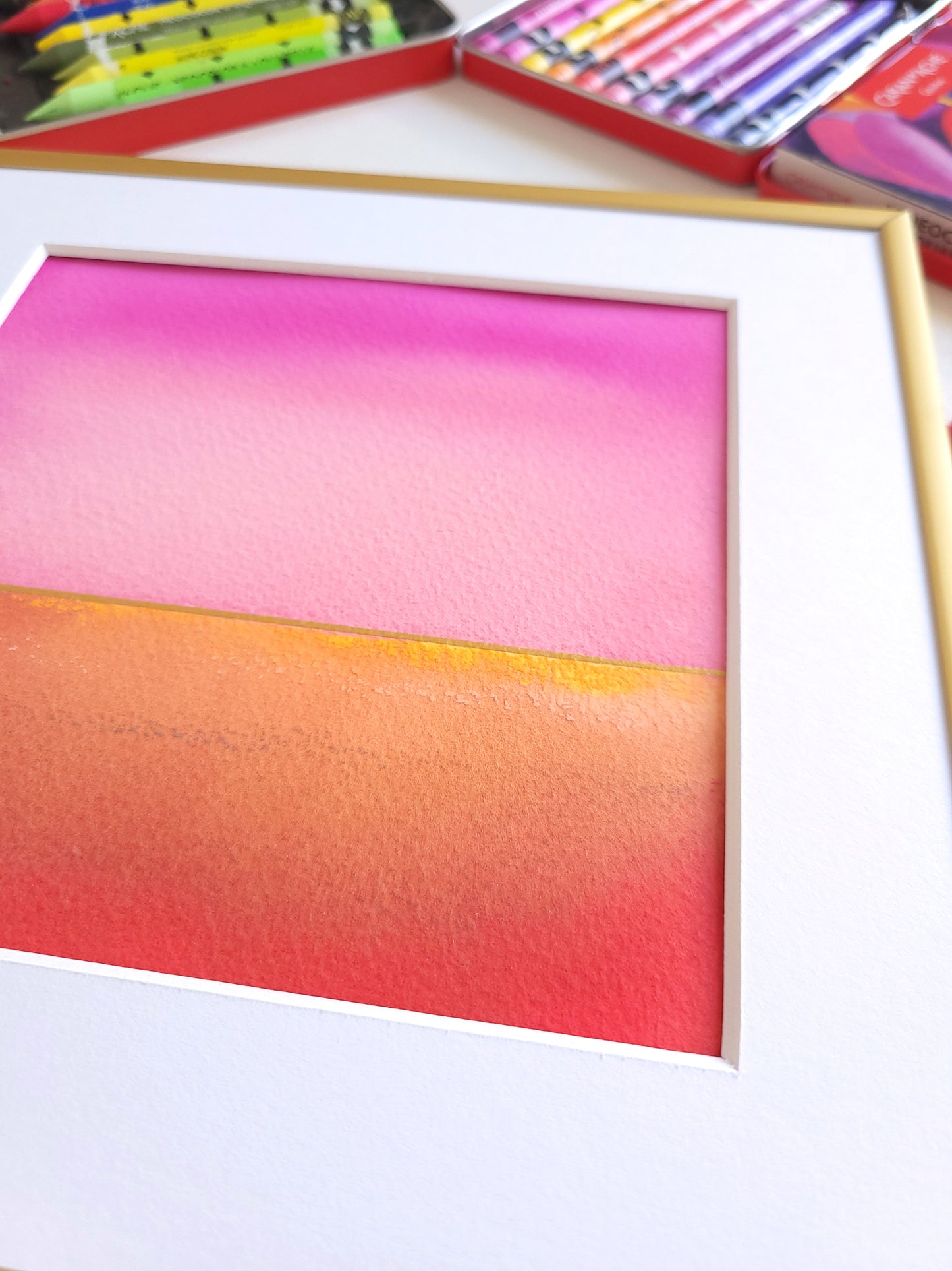 "Golden Horizon" ( 3/2026 ) - 20 x 20 cm