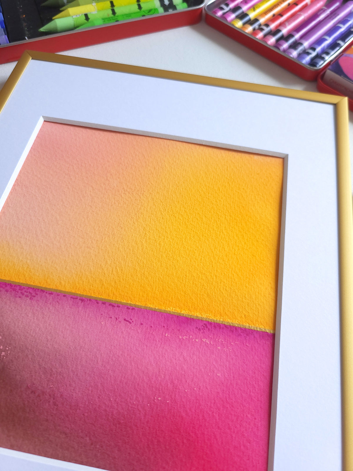 "Golden Horizon" ( 40/2026 ) - 18 x 24 cm