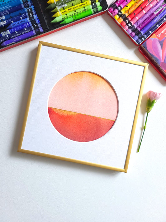 "Golden Horizon LVIII" - 20 x 20 cm