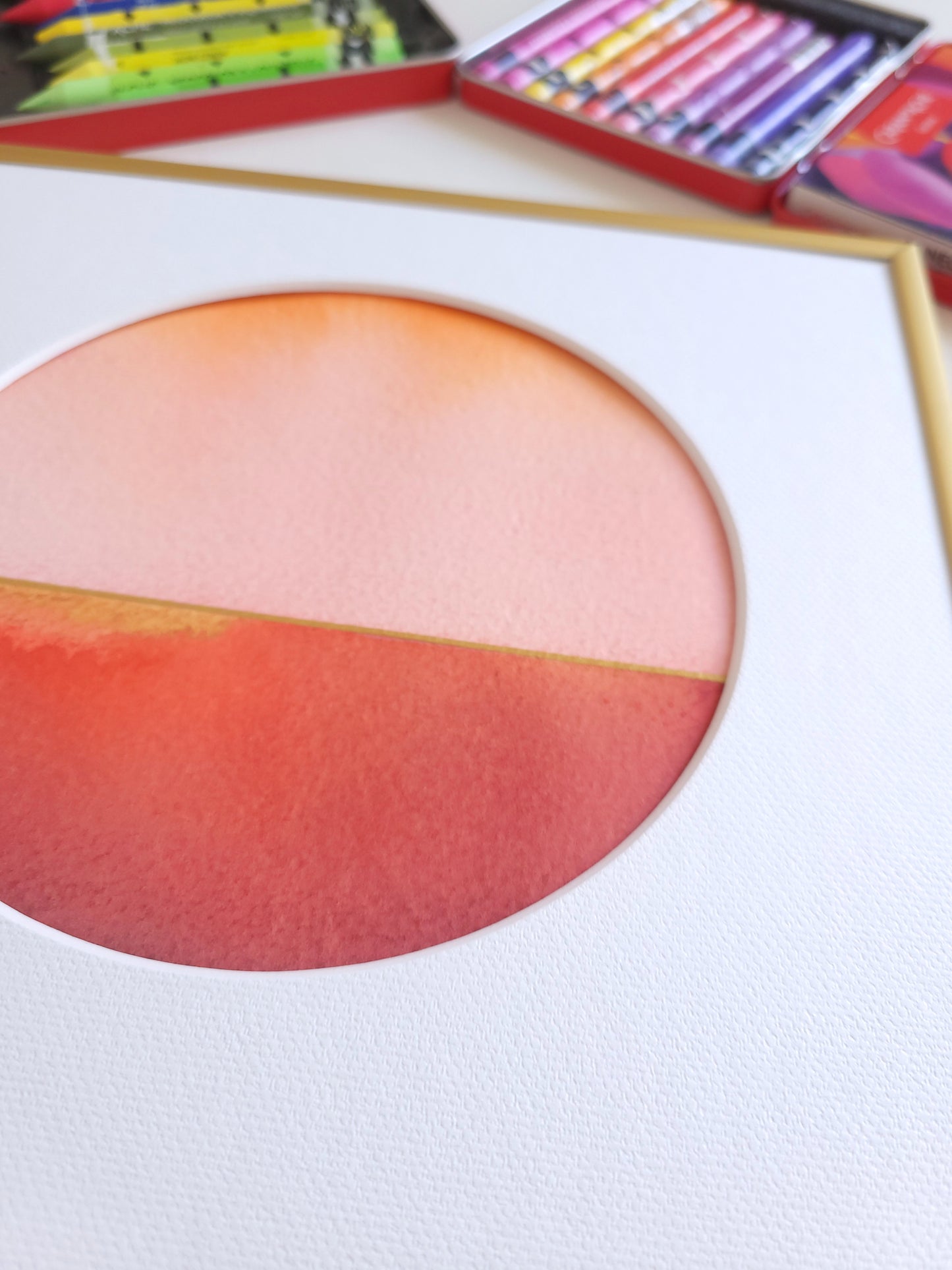 "Golden Horizon LVIII" - 20 x 20 cm