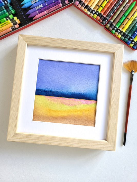 "Golden Horizon XLVIII" - 20 x 20 cm