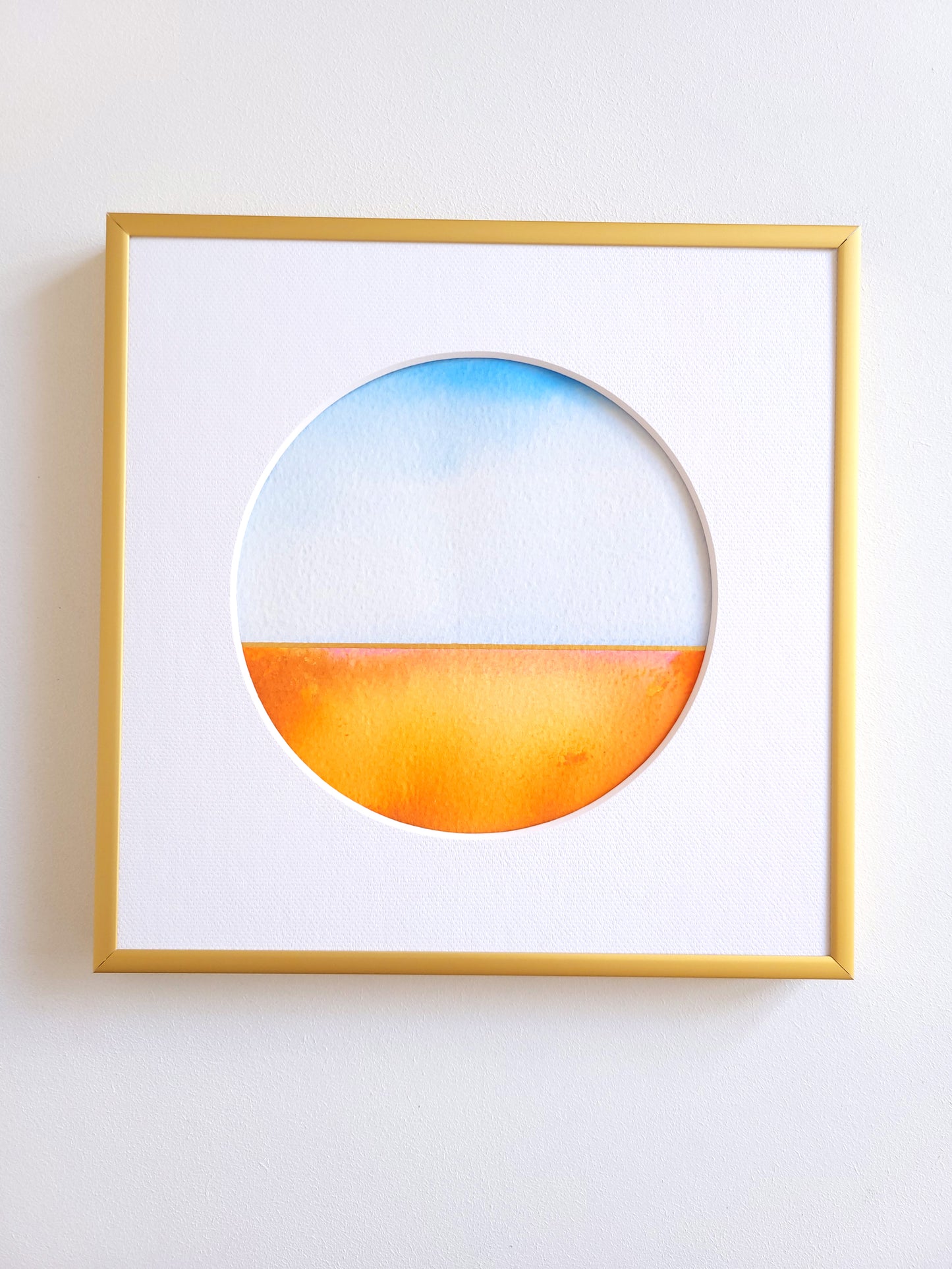"Golden Horizon LXI" - 20 x 20 cm