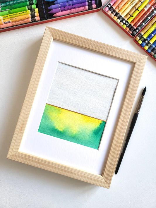 "Golden Horizon" - 18 x 24 cm