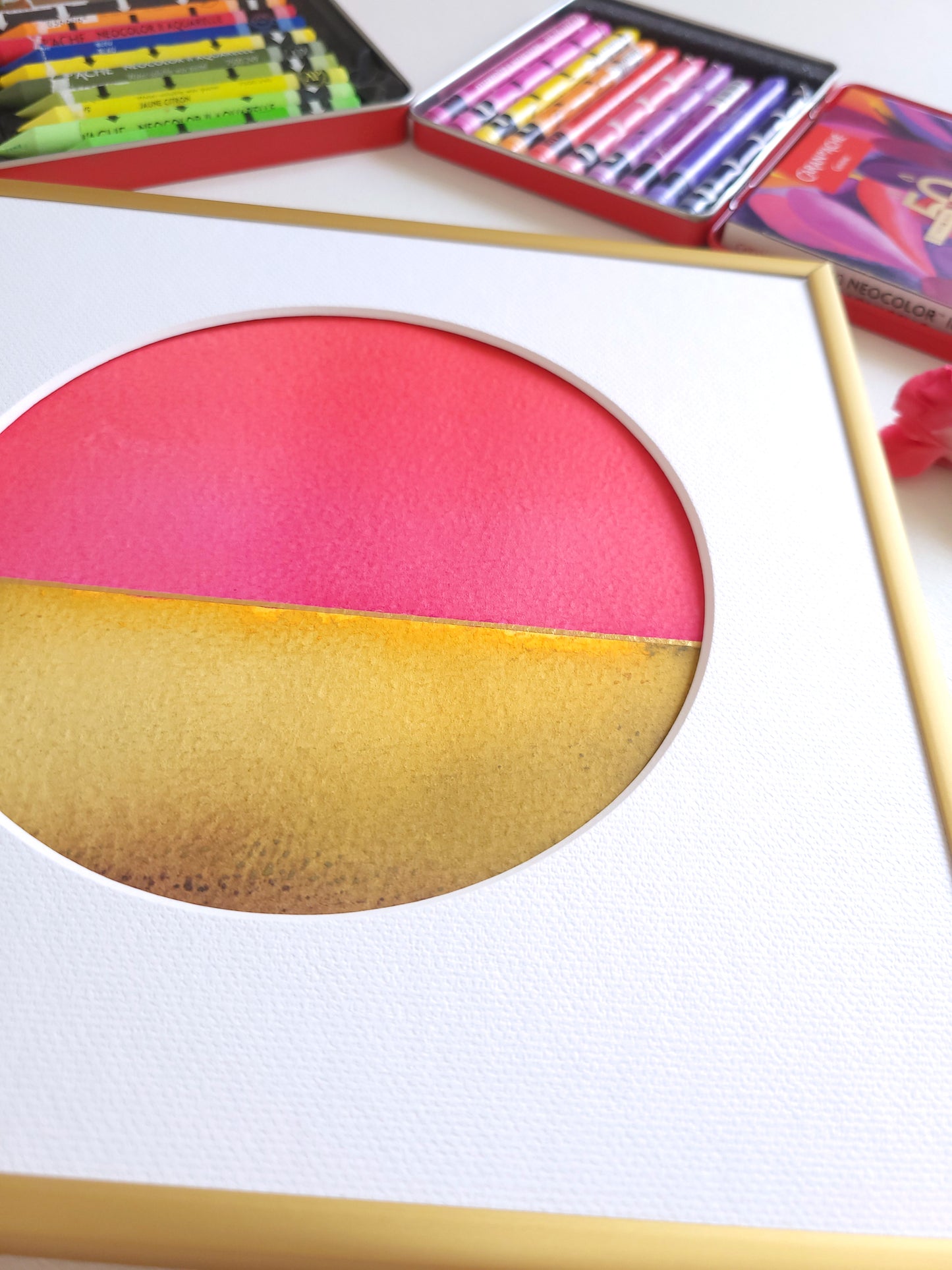 "Golden Horizon LXVI" - 20 x 20 cm