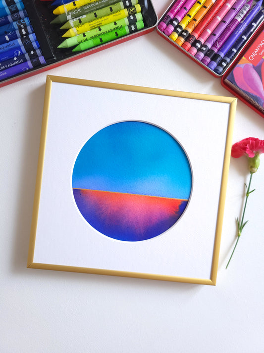 "Golden Horizon LXVIII" - 20 x 20 cm
