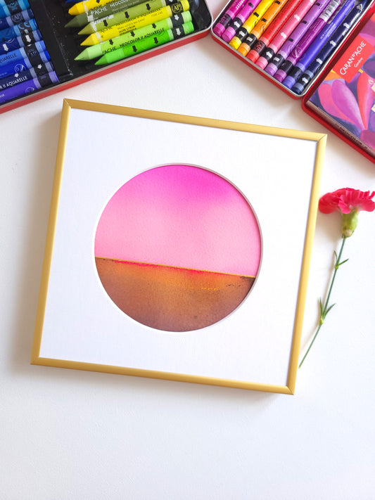 "Golden Horizon LXXI" - 20 x 20 cm