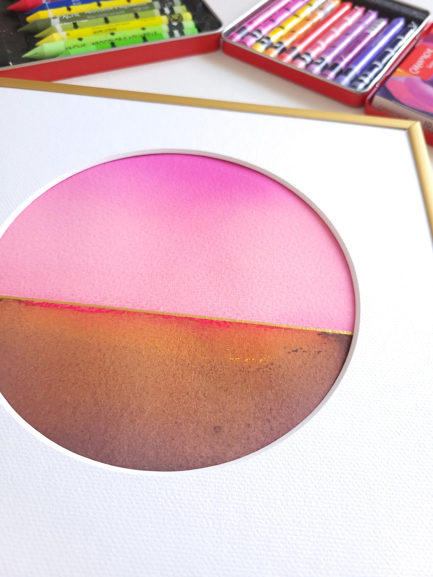 "Golden Horizon LXXI" - 20 x 20 cm