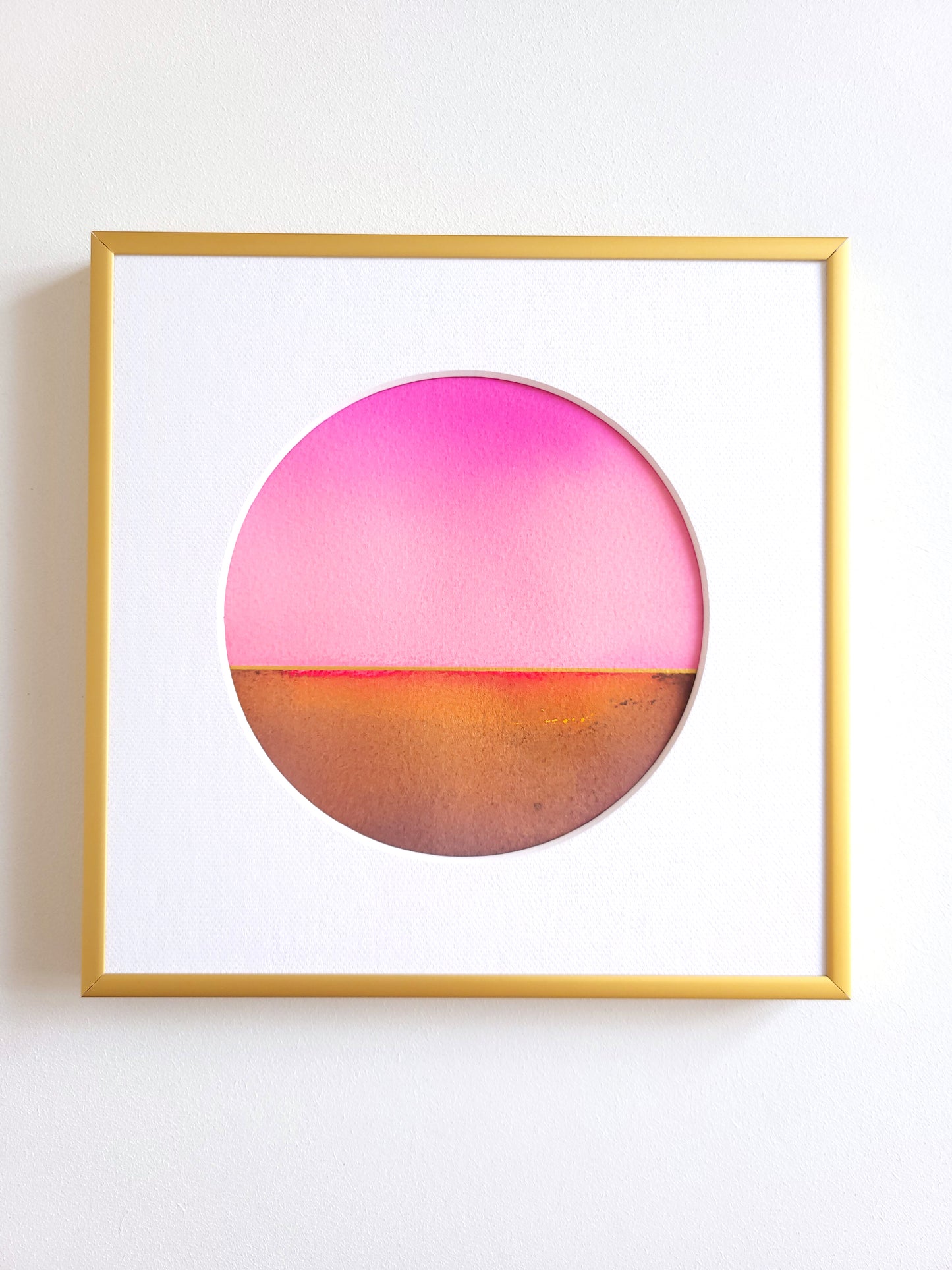 "Golden Horizon LXXI" - 20 x 20 cm