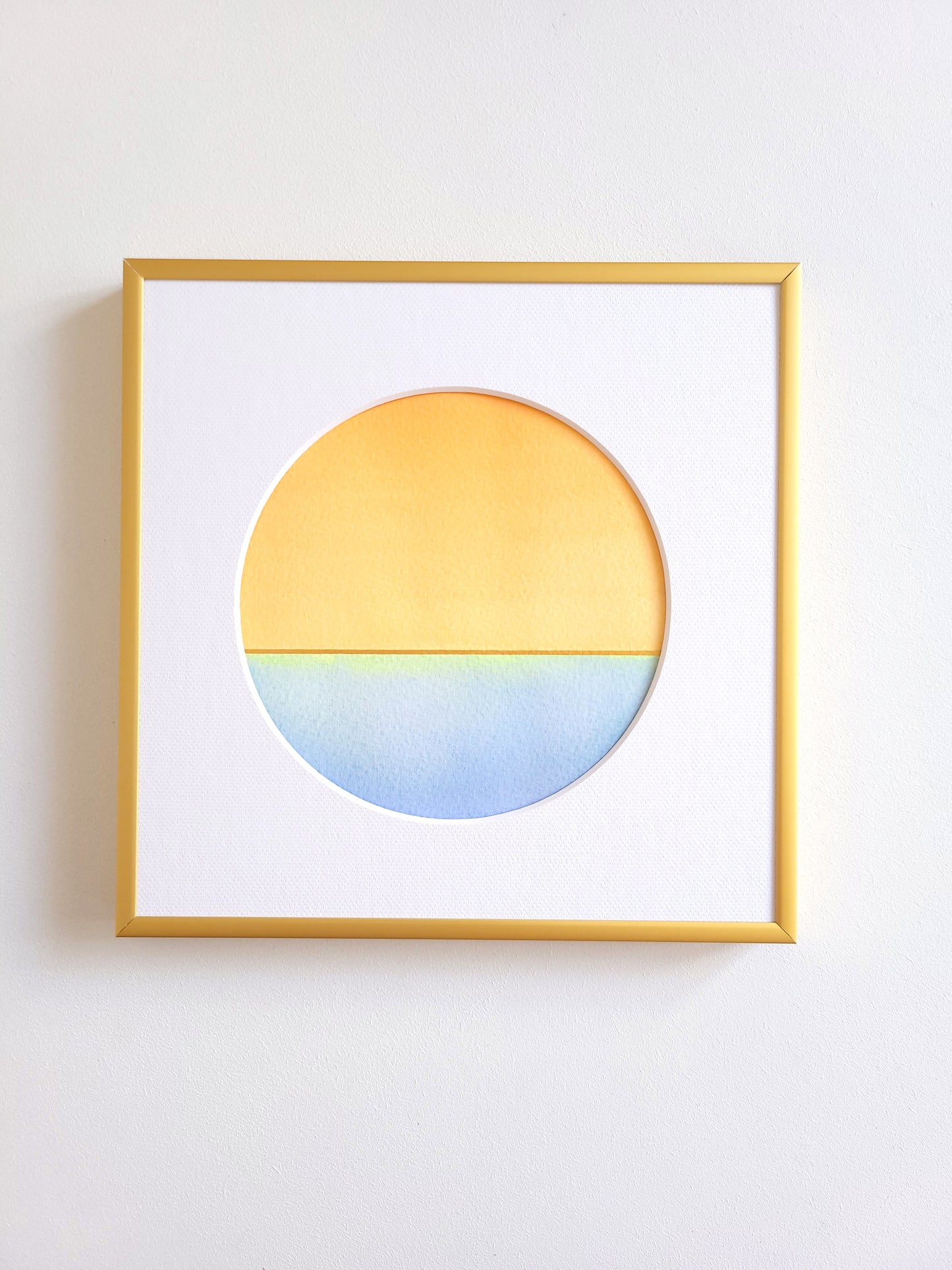 "Golden Horizon LXXIV" - 20 x 20 cm
