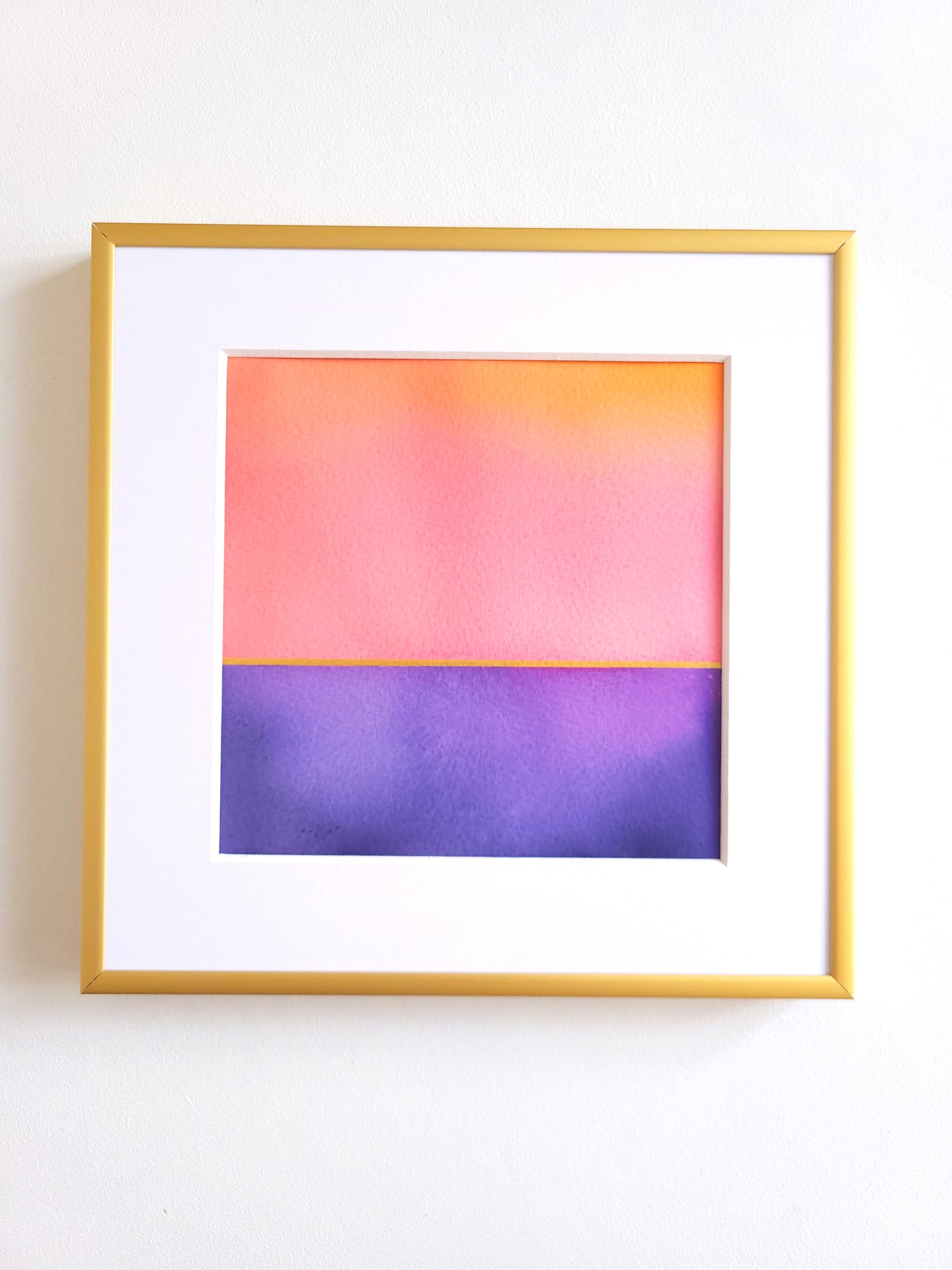 "Golden Horizon LXXVI" - 20 x 20 cm