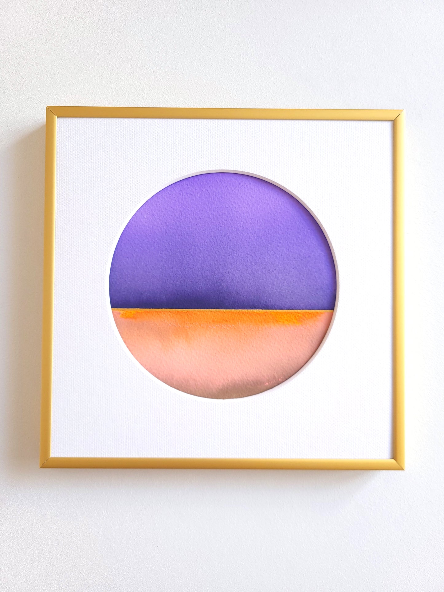 "Golden Horizon" ( 5/2026 ) - 20 x 20 cm