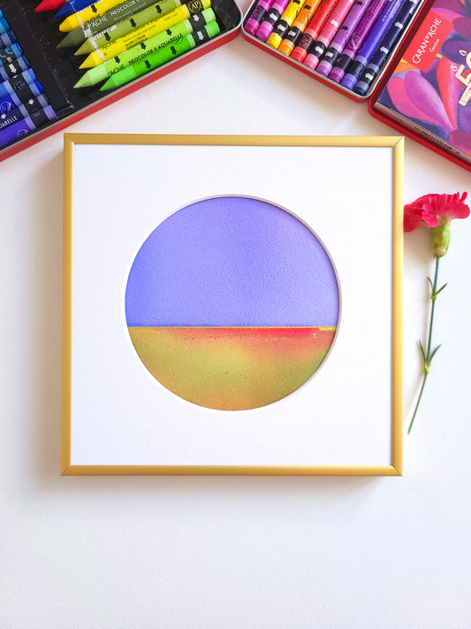 "Golden Horizon LXXIX" - 20 x 20 cm