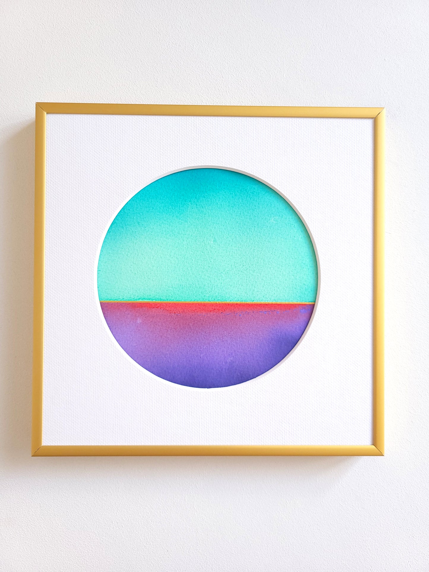 "Golden Horizon LXXX" - 20 x 20 cm
