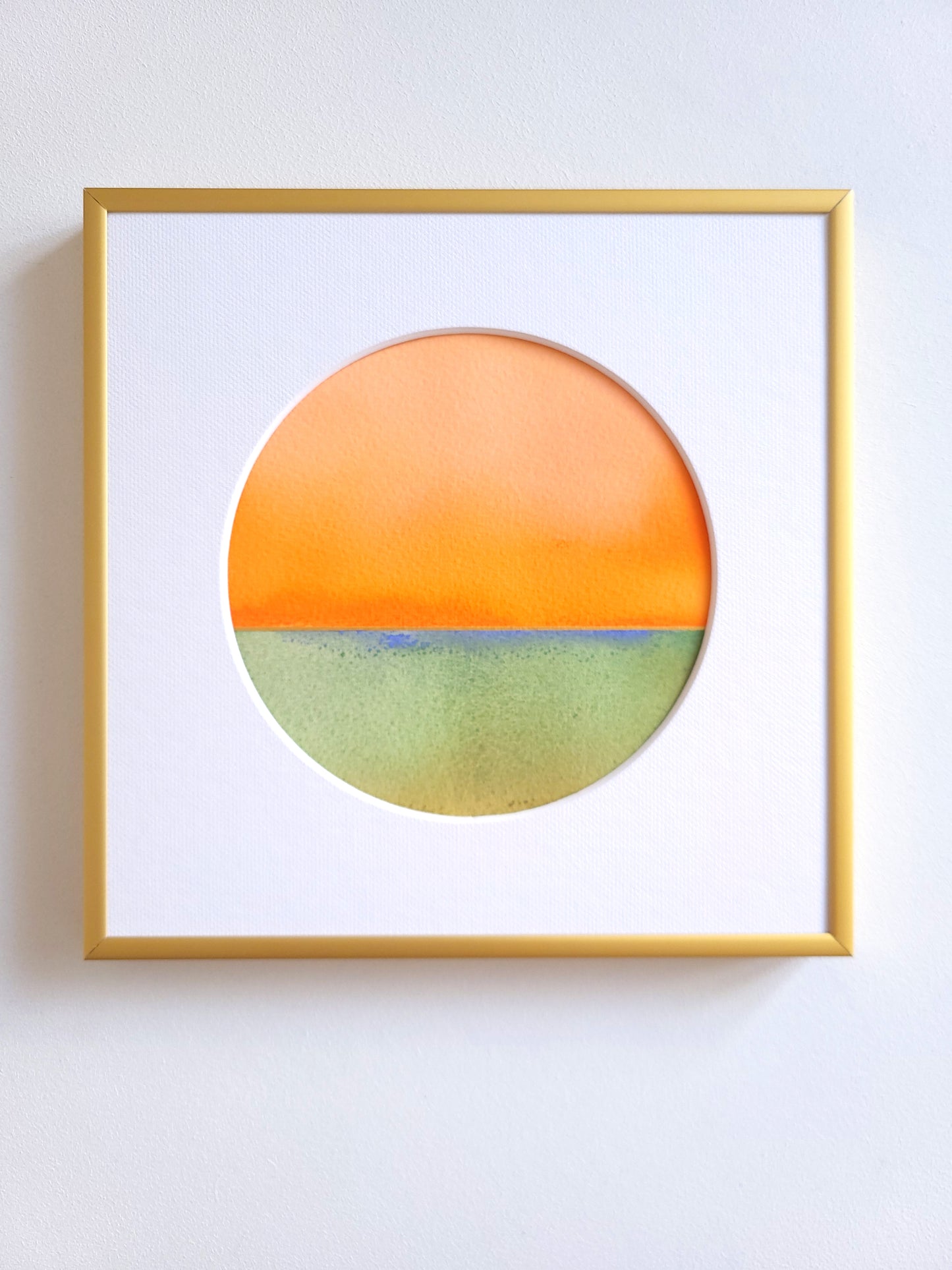 "Golden Horizon LXXXI" - 20 x 20 cm